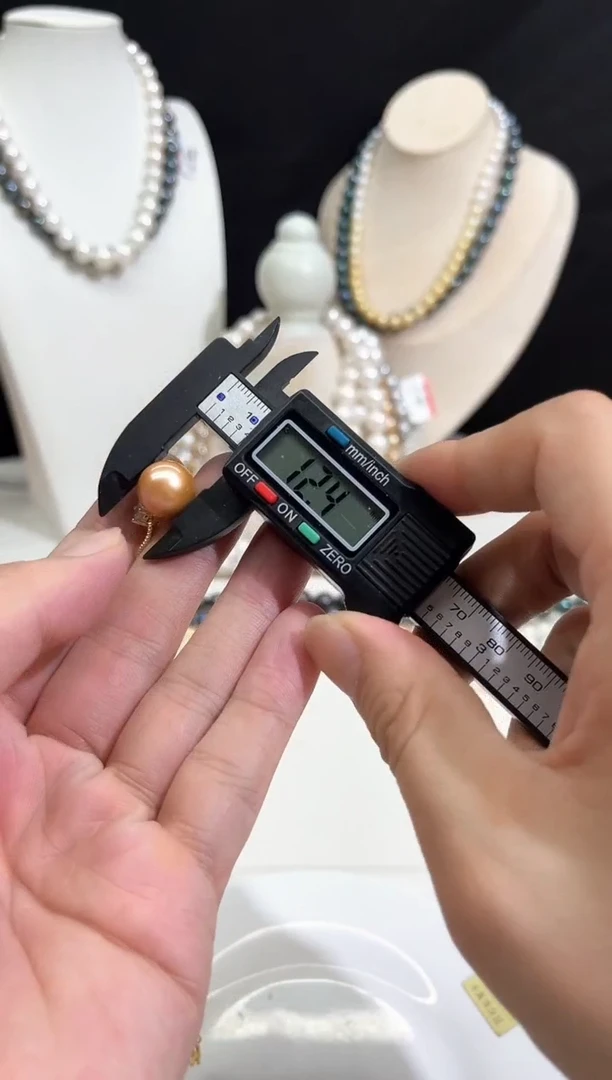 颈饰未镶嵌海水珍珠金珠吊坠戴妃款