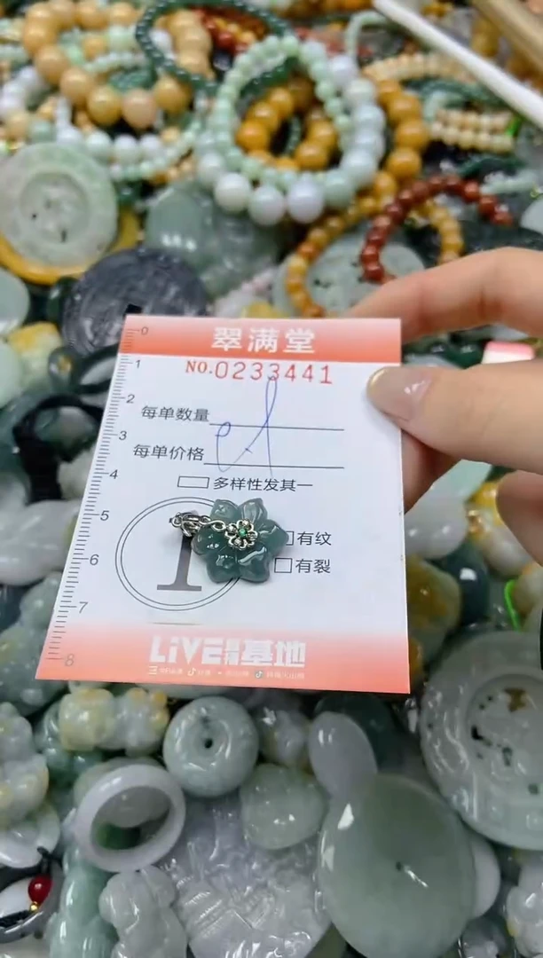 未镶嵌挂件翡翠闪购0233441