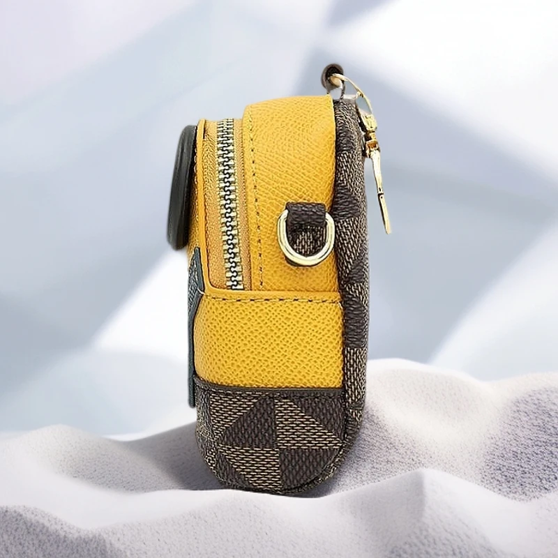 SIE FOAD迷你便携式卡通零钱包口红包小包包黄人单肩包