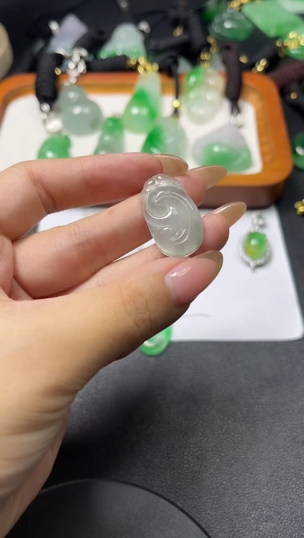 颈饰未镶嵌翡翠所见即所得   一图一物