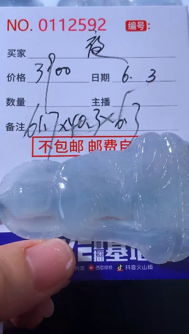 翡翠未镶嵌颈饰夜