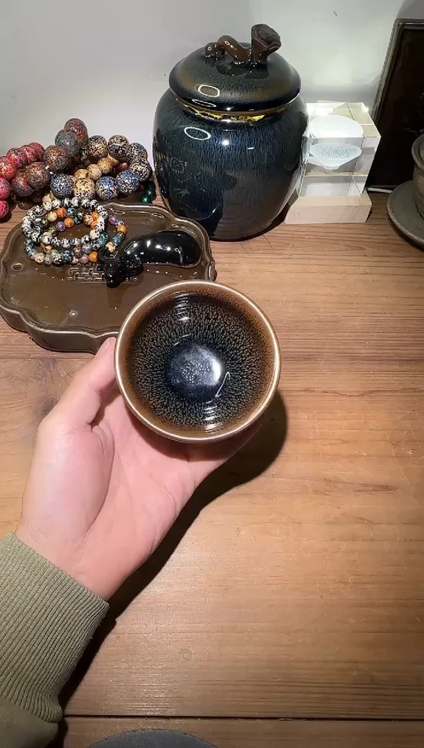 茶盏建阳建盏茶杯一只