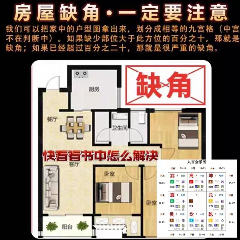 超级牛b风水专用九宫八卦尺立极尺 八宅九宫尺 新手小白专用 罗盘