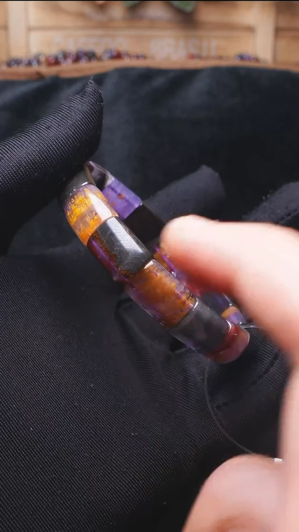 未镶嵌手链水晶L052极光23镯牌