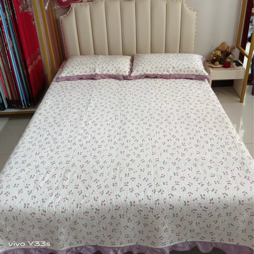 云小棉床盖三件套吸汗透气亲肤