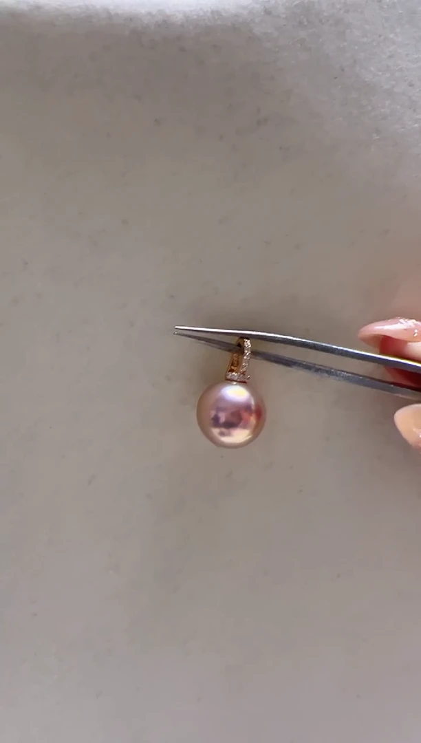 银S925镶嵌淡水珍珠DA XB048 吊坠 12-13