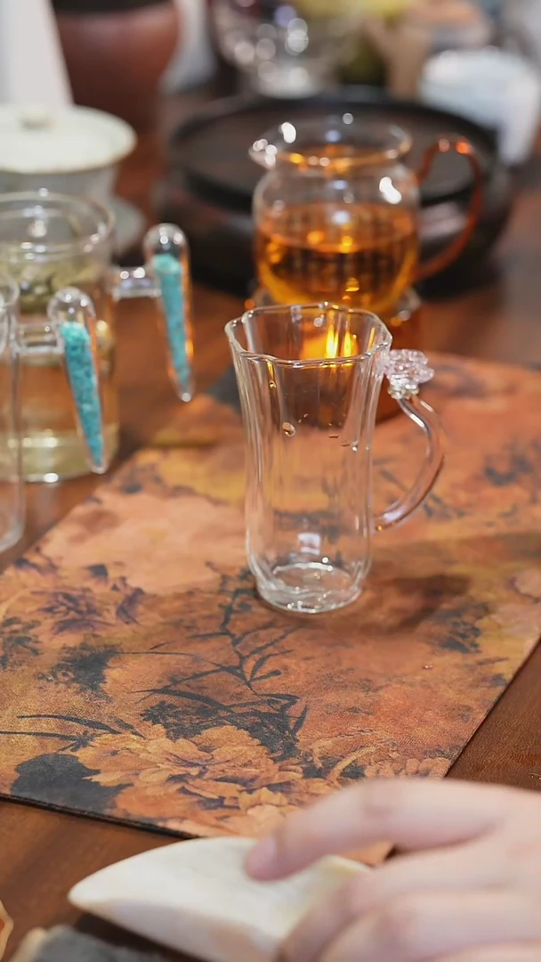 【闪购商品】晶焱玫瑰绿茶杯哈哈哈哈