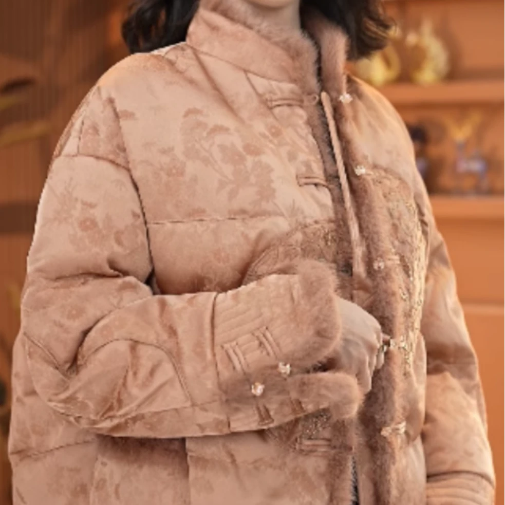 【诗意花圃】新中式宽松百搭刺绣新款外套2024B2034-小黎