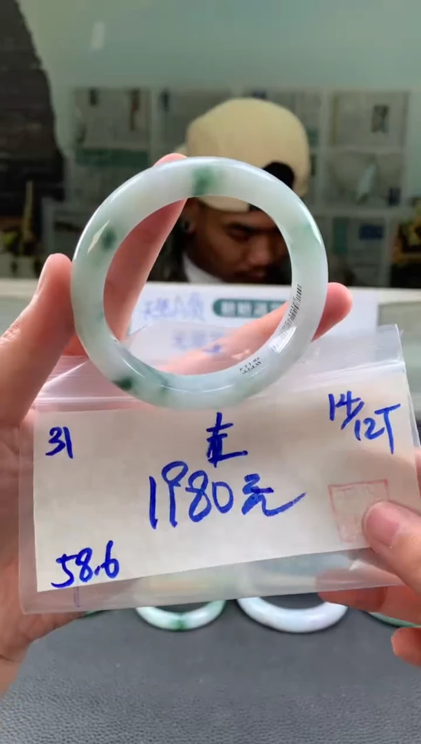 未镶嵌手镯翡翠左*翡翠手镯 下单联系小耳机#31