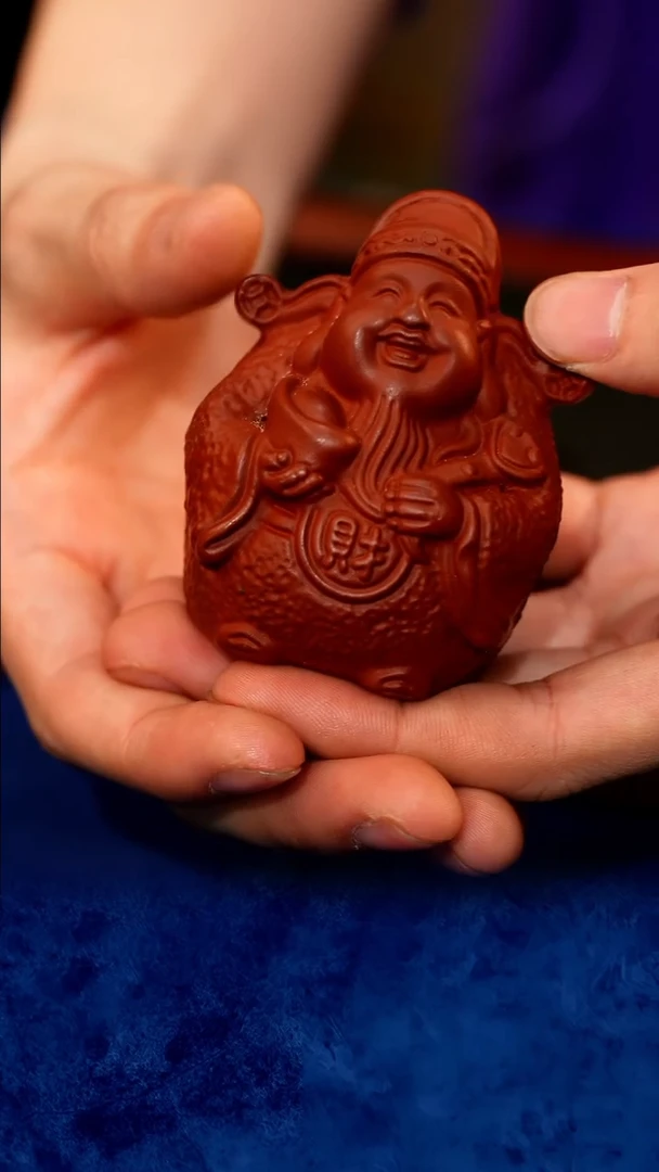 宜兴紫砂 紫砂茶壶  侧把