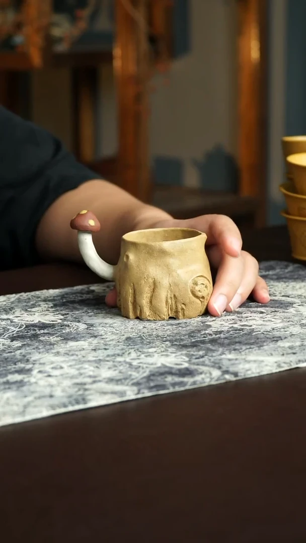 茶杯紫砂87号宜兴紫砂原矿作品