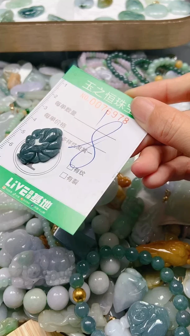 翡翠未镶嵌颈饰闪购0076978