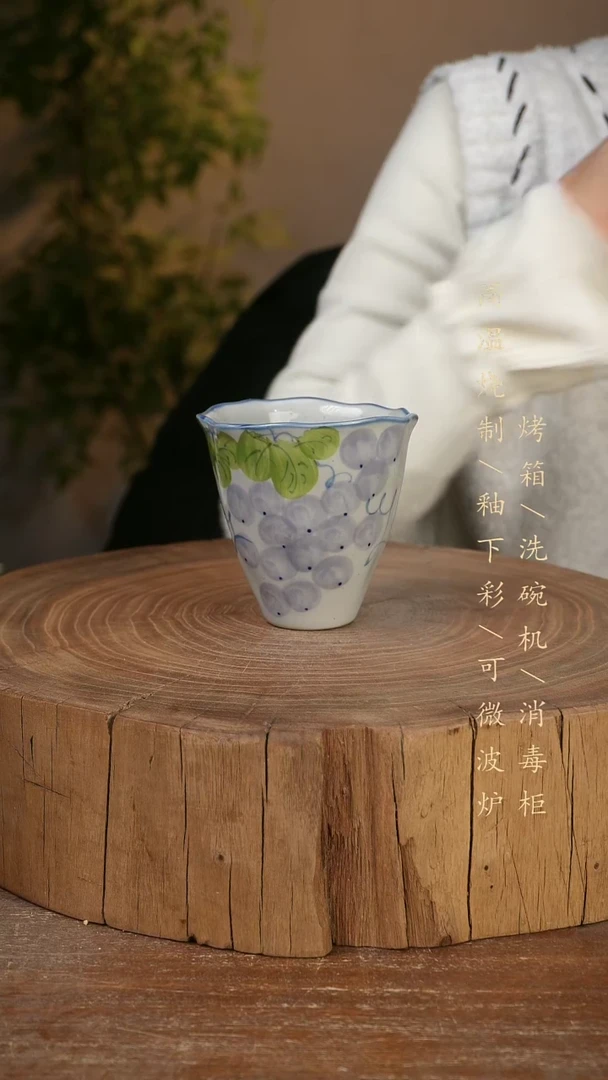 碗瓷景德镇手工手绘高温瓷釉下彩