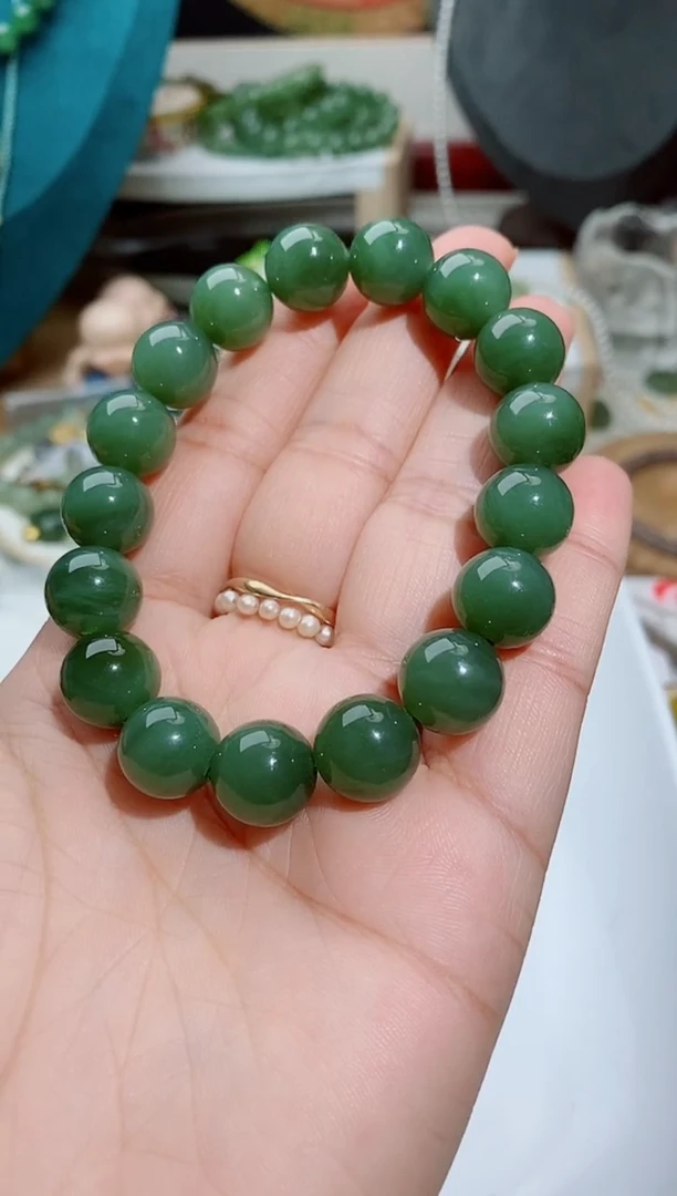 和田玉（碧玉）未镶嵌吊坠(不含链)用****0495一个