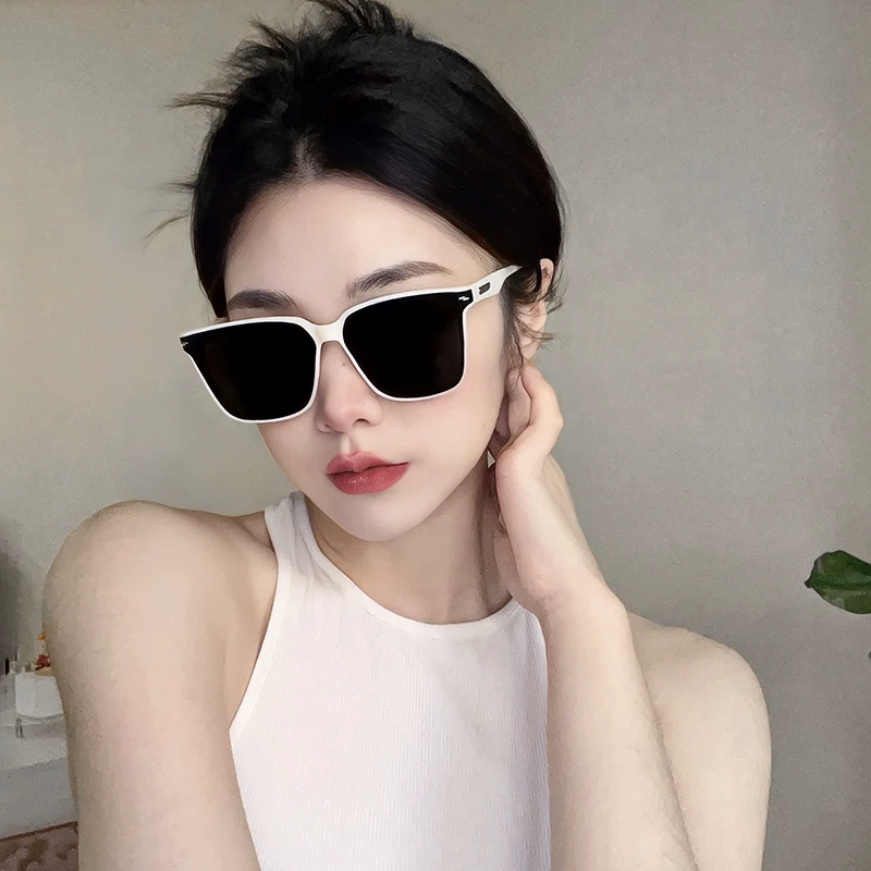 gm同款方框墨镜 男女潮流高级感防晒防强光大脸显瘦太阳镜