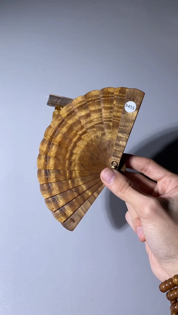 【闪购商品】金丝楠845号10cm金丝楠迷你扇