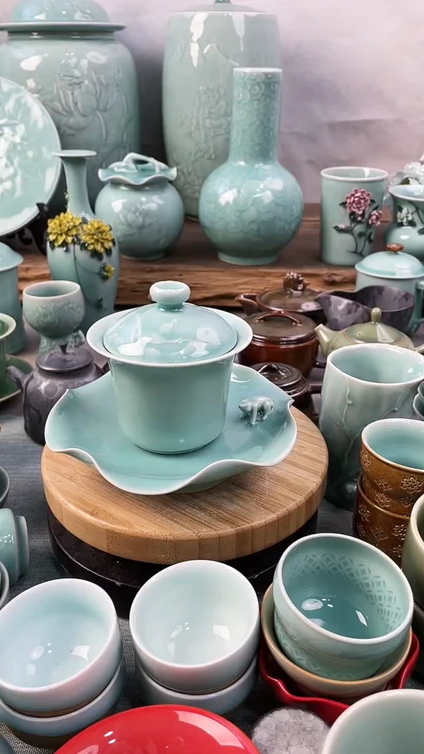 【闪购商品】特价 微瑕 慧仙青瓷