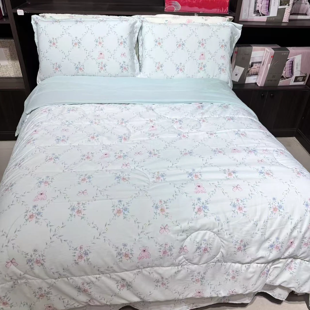 A类针织棉夏被四件套016