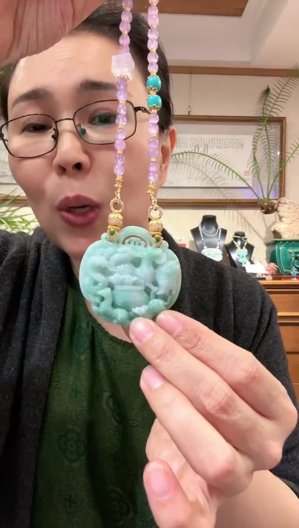 【闪购商品】翡翠颈饰未镶嵌国风
