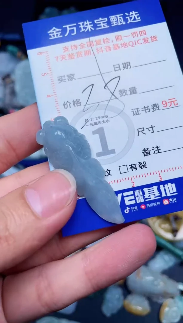 【闪购商品】翡翠颈饰未镶嵌天然翡翠a货
