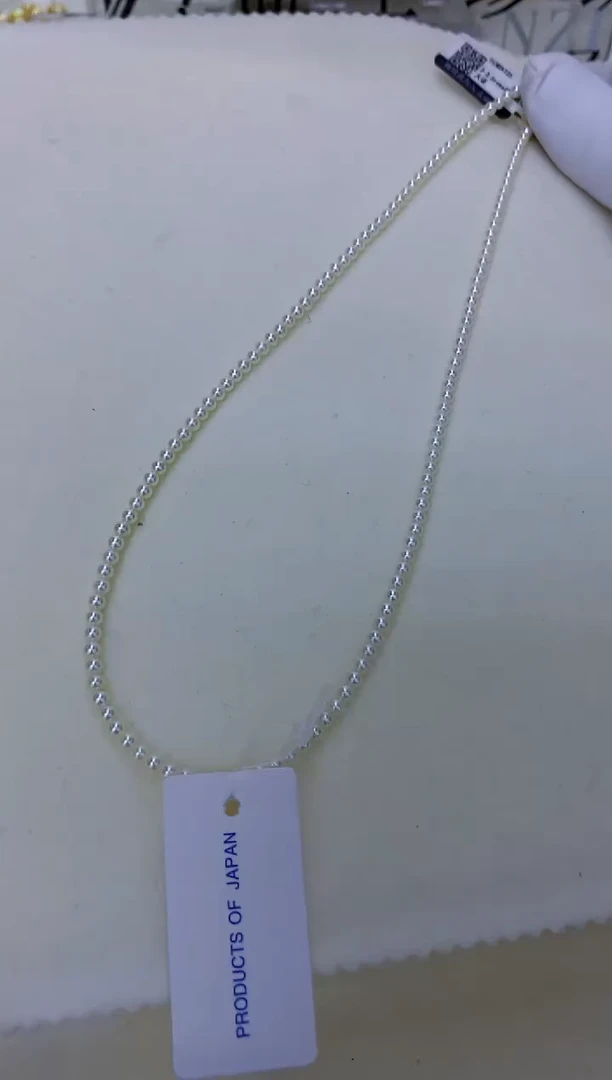 18K金镶嵌饰品海水珍珠3-3.5rose满珠链带大证