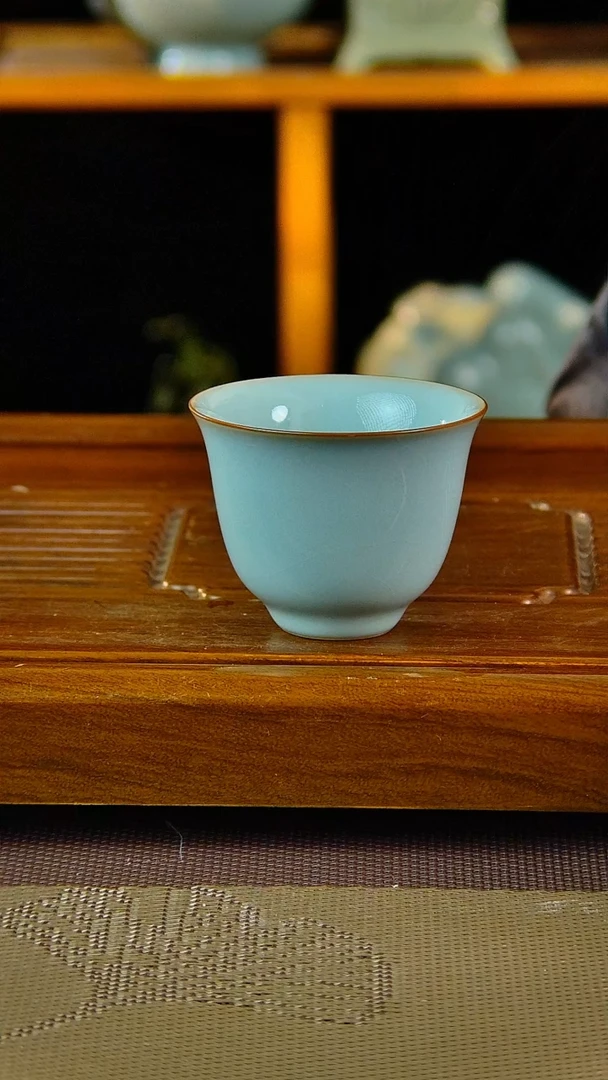 【闪购商品】闪购原矿原釉汝瓷福利杯   两个