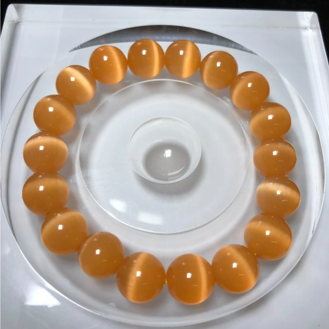 078精品橙猫手串11mm+