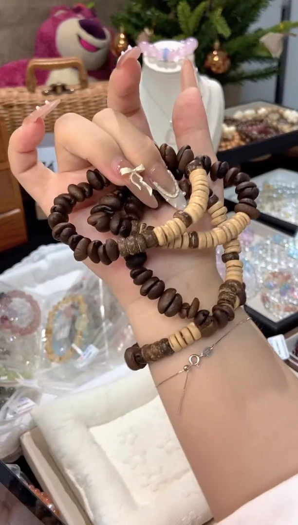水晶手串未镶嵌孤品捡漏均匀瑕疵介意勿拍