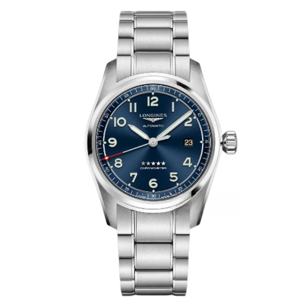 99新 Longines/浪琴 运动自动机械腕表五星上将40盘L3.810.4.93.6