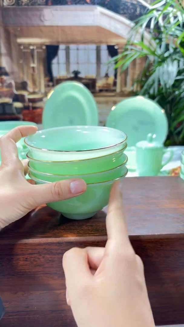 【闪购商品】... 4.5英寸玉瓷碗4个口径11.5厘米