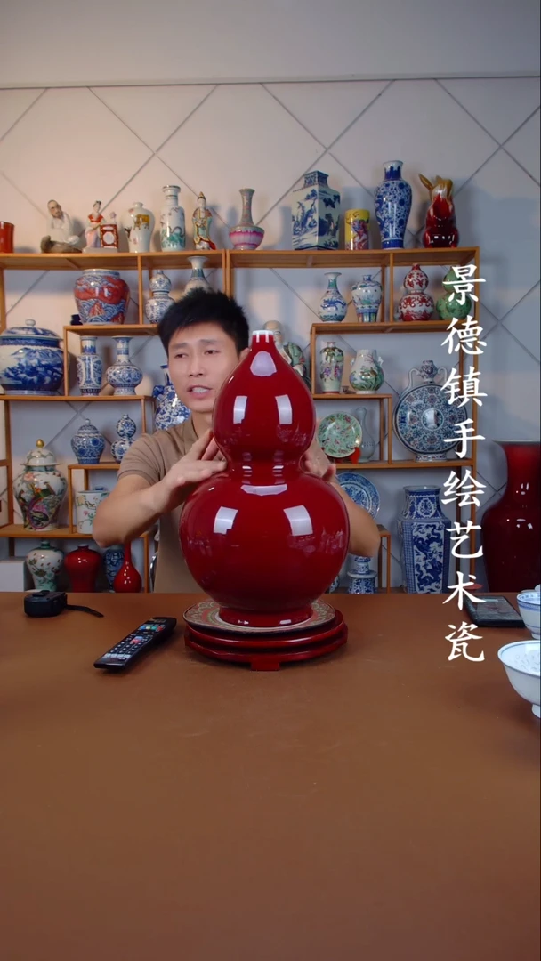 现代景德镇手工手绘陶瓷摆件42