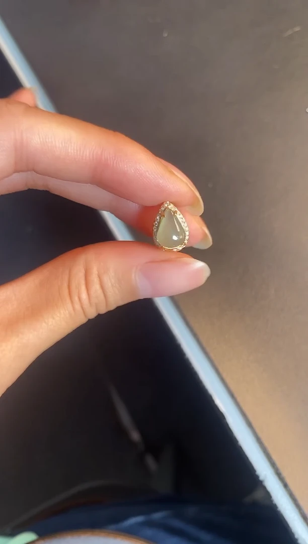 吊坠(不含链)银S925镶嵌翡翠1