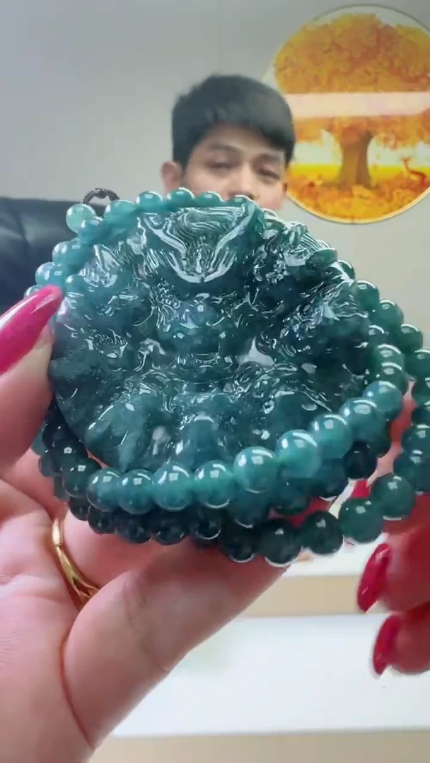 颈饰未镶嵌翡翠天然A货翡翠  多样性随机发其一