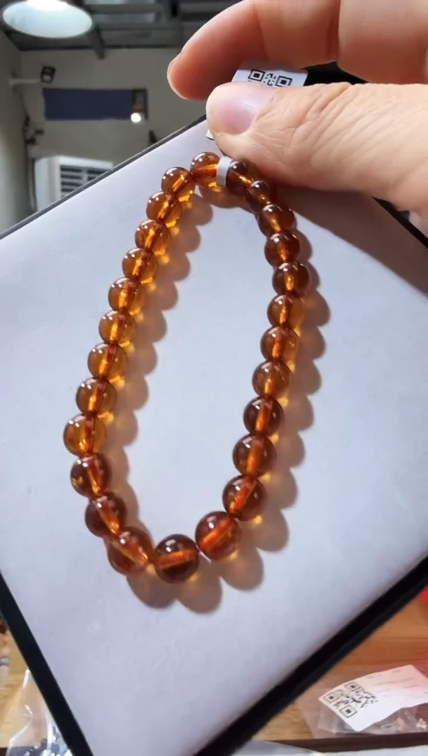 未镶嵌手链石榴石优0054 约6mm