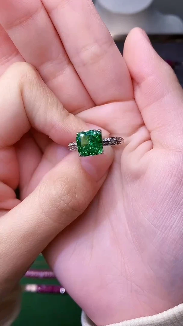 银S925镶嵌珠宝奇石碧玺20