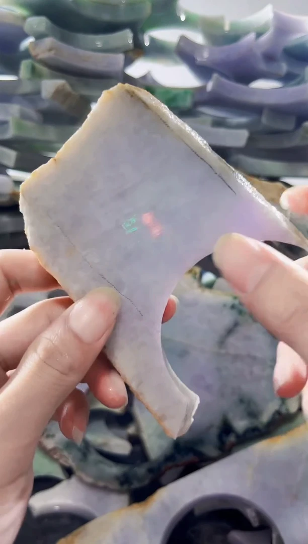 裸石翡翠缅甸翡翠A货陈114