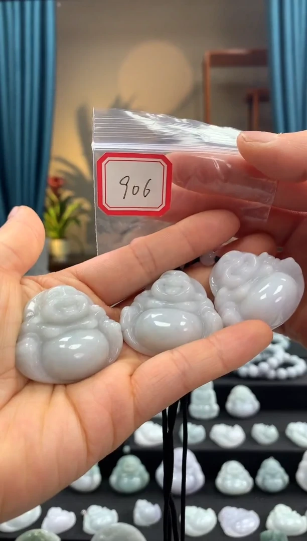 翡翠未镶嵌颈饰佛公 906多样性发一件