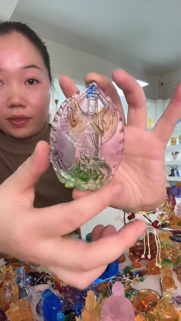 手工艺品琉璃千手