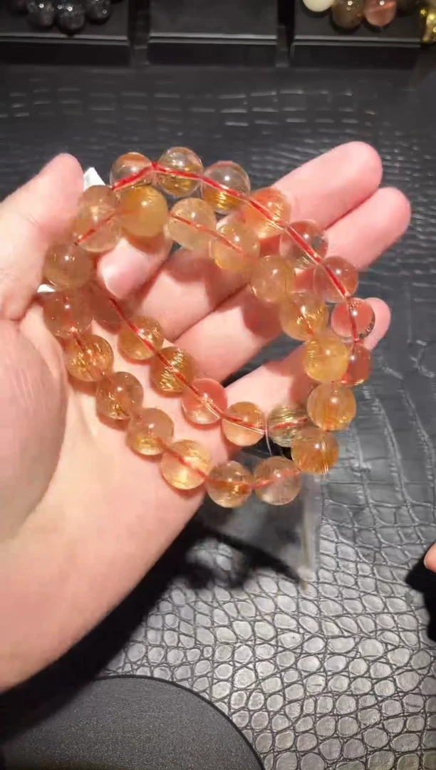 【闪购商品】水晶手链未镶嵌单圈发晶A12（多样性发其一）