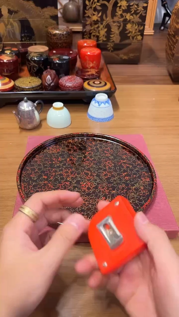 菠萝漆收纳盘 大漆漆器大漆漆器
