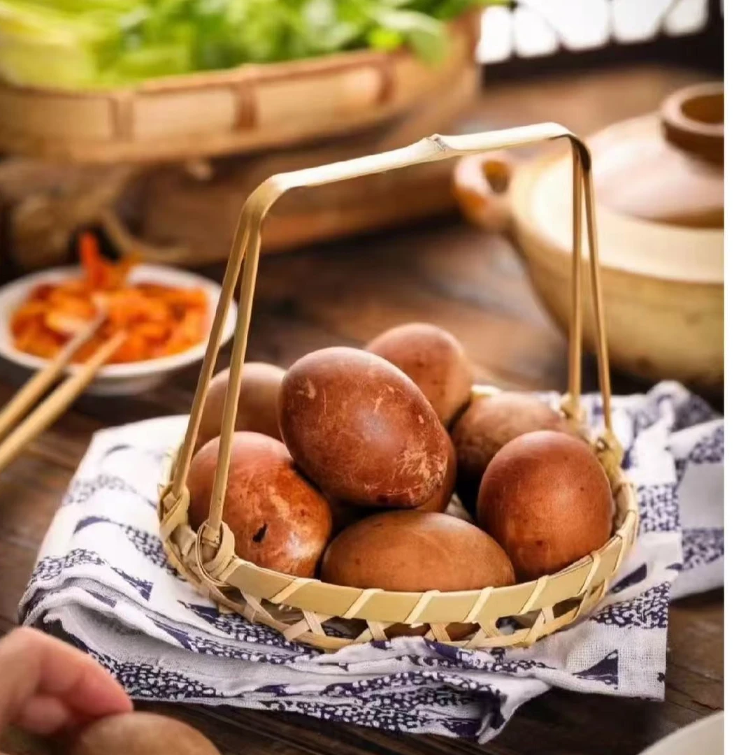 燕燕家农副产品鸭蛋农村自家腌制竹丫烤鸭蛋