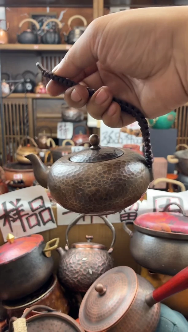 400毫升飞天老铜壶纯紫铜高端加厚清仓