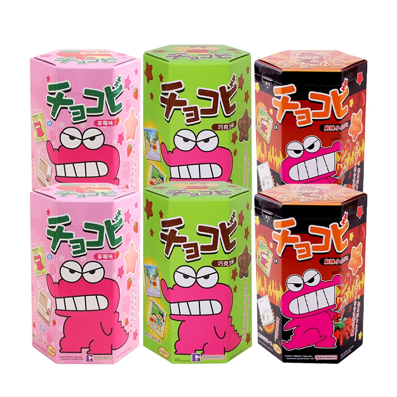 【食玩】日谷-蜡笔小新鳄鱼山先生巧克比贴纸玉米脆盲盒（代拆）
