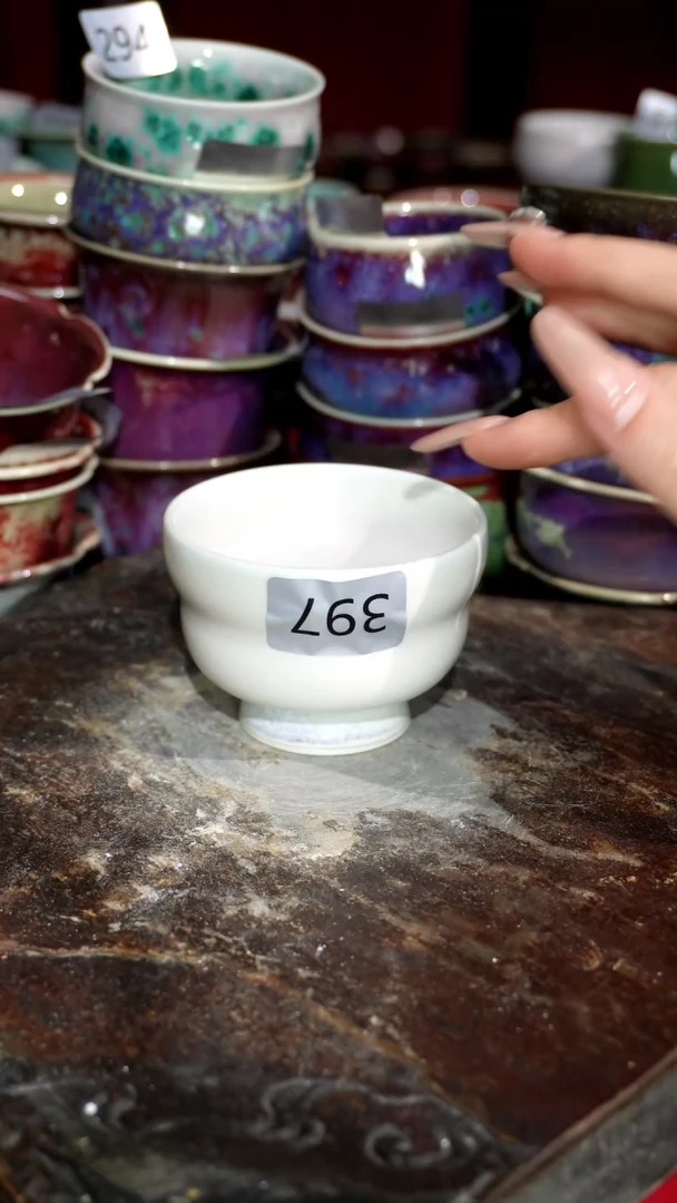 摆件精品窑变钧瓷茶器