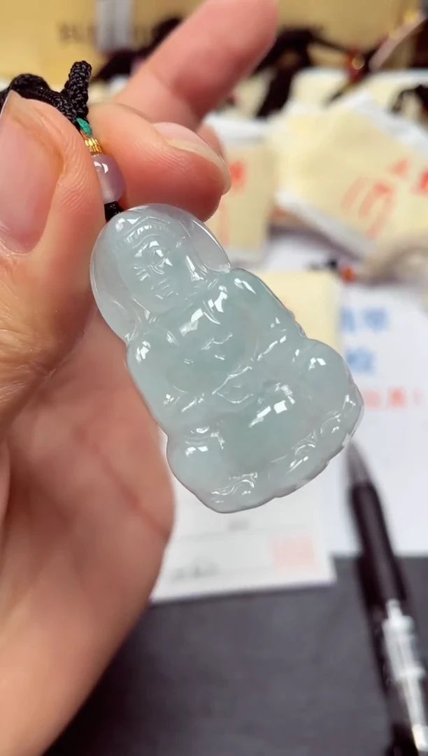 颈饰未镶嵌翡翠天然缅甸翡翠A货