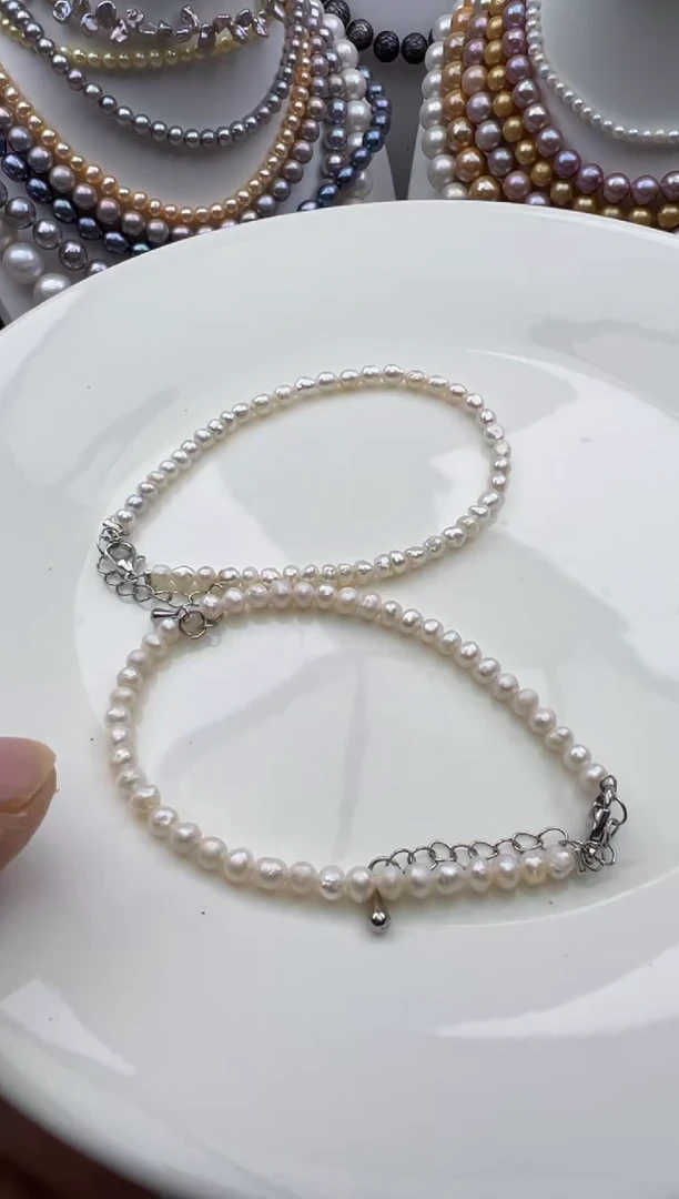 淡水珍珠未镶嵌颈饰1