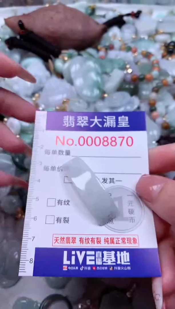 颈饰未镶嵌翡翠8870