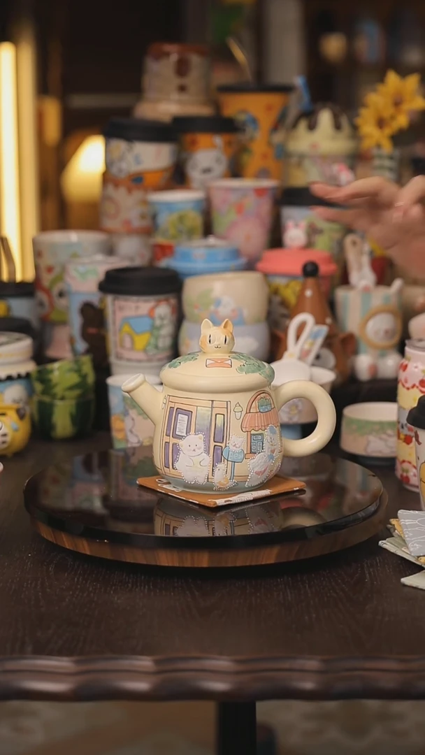 景德镇釉下彩绘设计师款式陶瓷