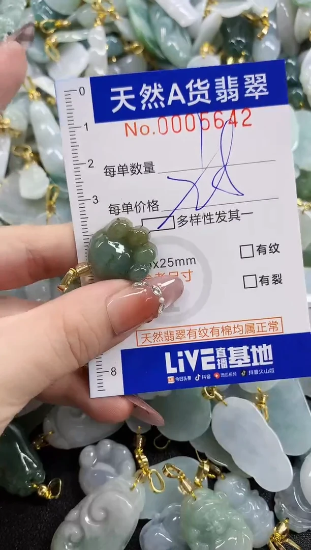 颈饰未镶嵌翡翠天然A货翡翠