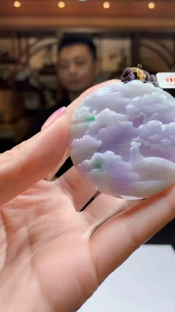 定制翡翠未镶嵌1085jj-毛货挂件28